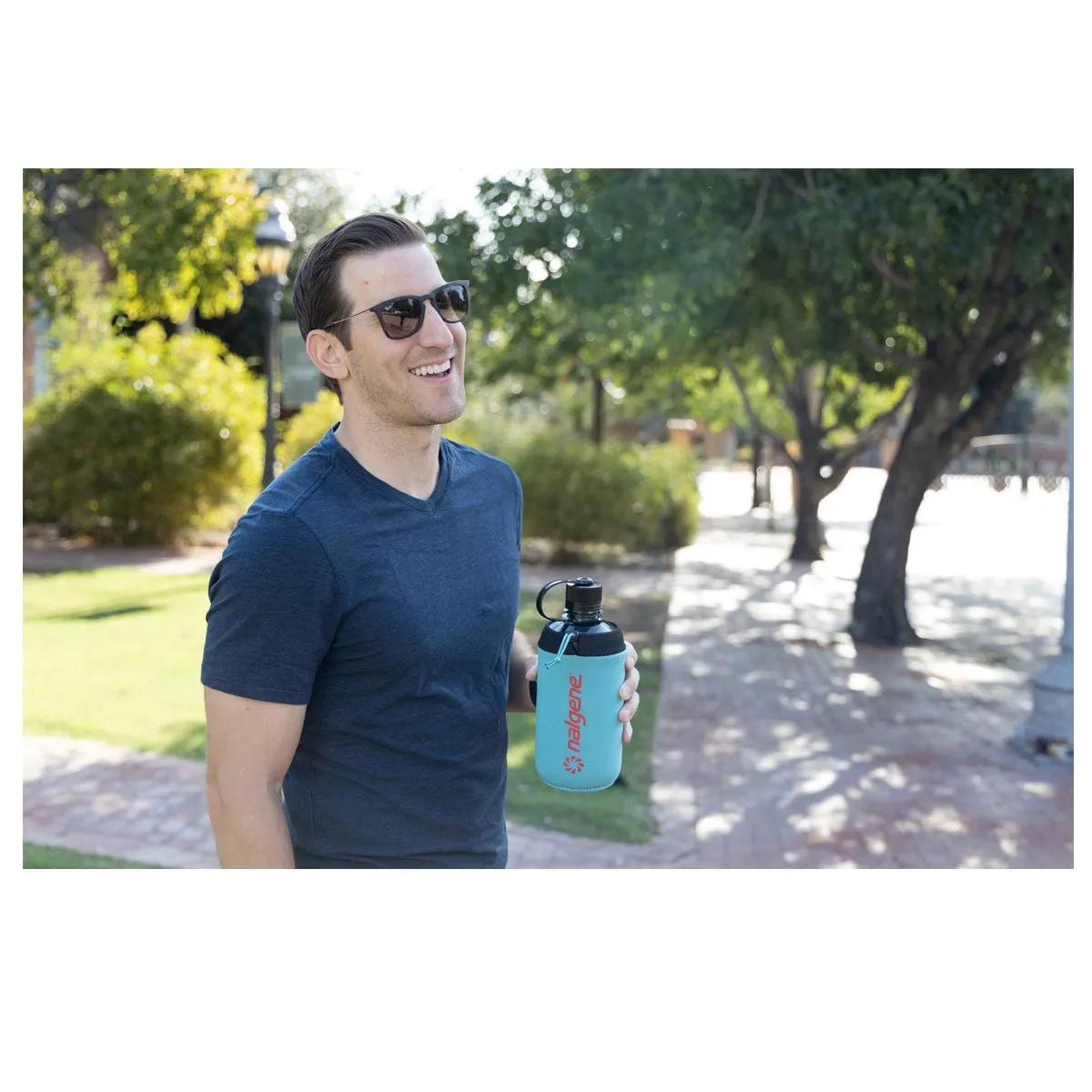 1L Neoprene Bottle Carrier - Teal