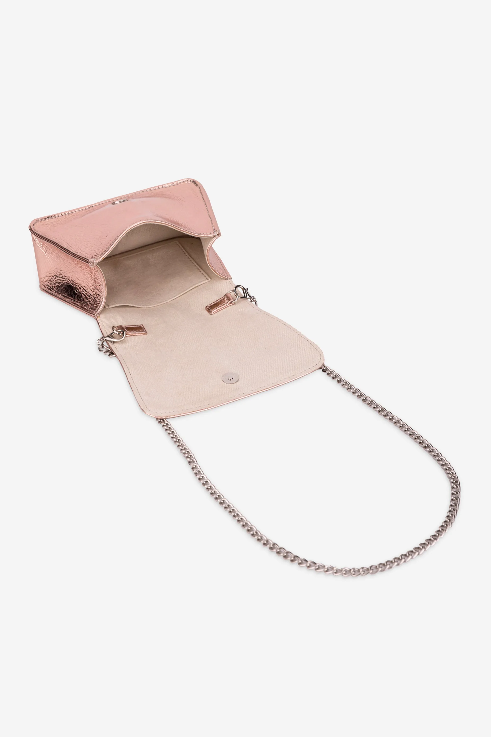 Abelardo Pixi Rose Gold Mini Sling Bag