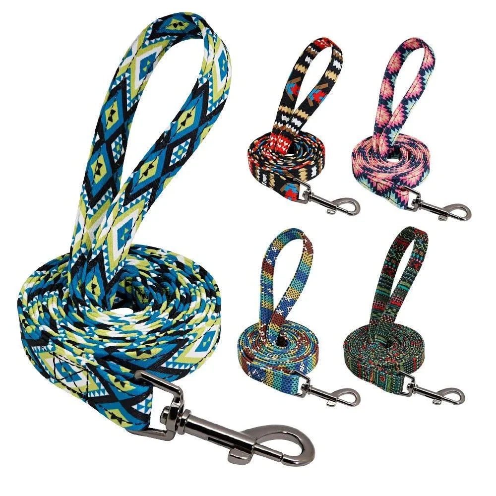 Colorful Personalized Dog Collar Set: Stylish Pet Accessories for All Breeds