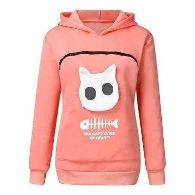 Cozy Pet Pouch Hoodie: Stylish Sweatshirt for Furry Friends