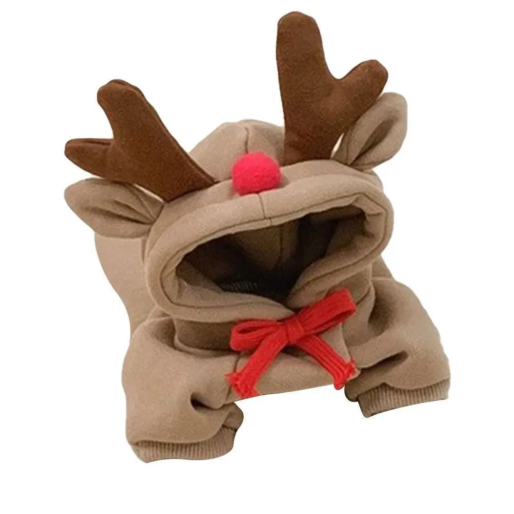 Cozy Plush Pet Jacket: Stylish Hooded Dog Coat for Chilly Seasons