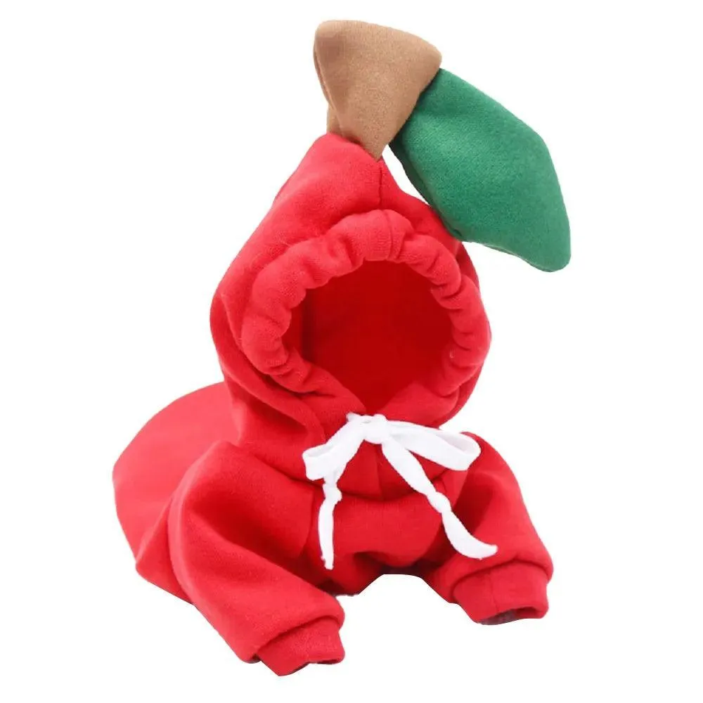 Cozy Plush Pet Jacket: Stylish Hooded Dog Coat for Chilly Seasons