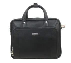 Dhariwal Genuine Leather Laptop Bag File Messenger Bag with Strap upto 13 Inch | Laptop Bag for Men EB-612