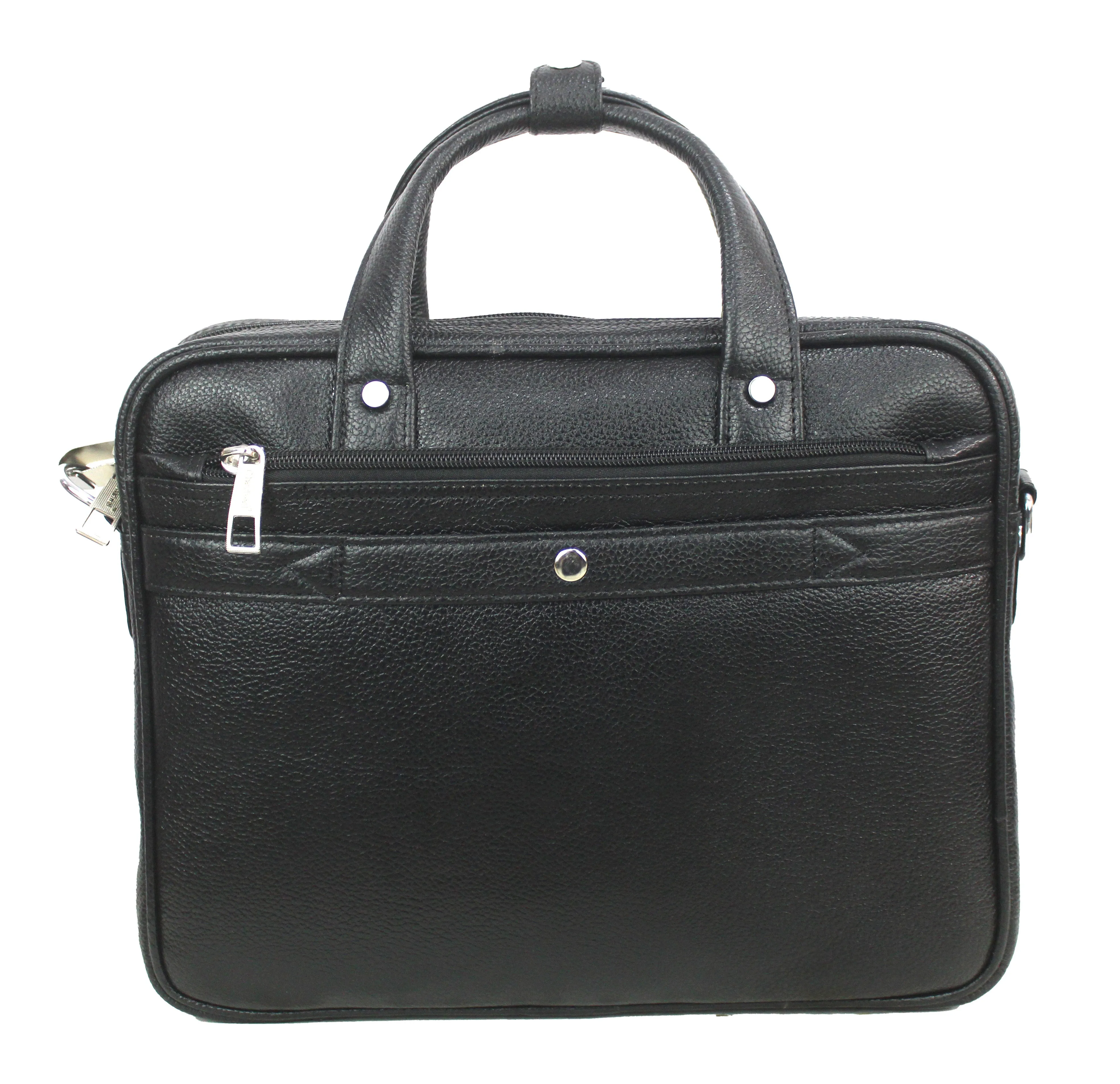 Dhariwal Genuine Leather Laptop Bag File Messenger Bag with Strap upto 13 Inch | Laptop Bag for Men EB-612