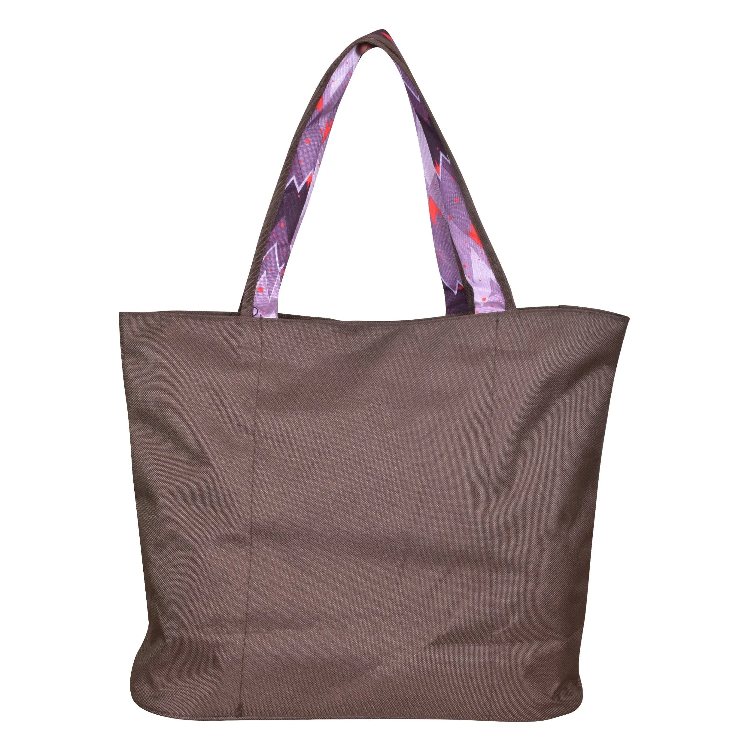 Dhariwal Printed Twin Handle Matty Ladies Shopping Bag, Vanity Bag for Carriage, Travel, Casual,Outdoor - SHB 9909