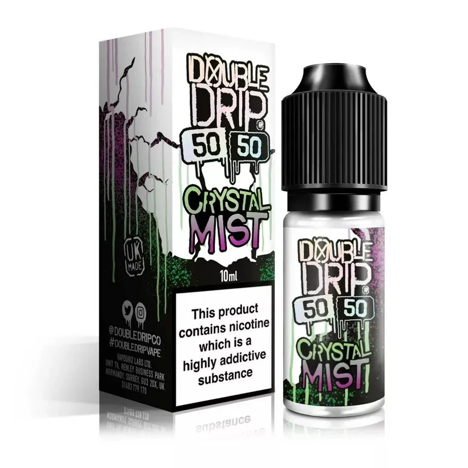 Double Drip 50/50 E-liquid Vape *5x10ml for £11.99* - 50VG 50PG