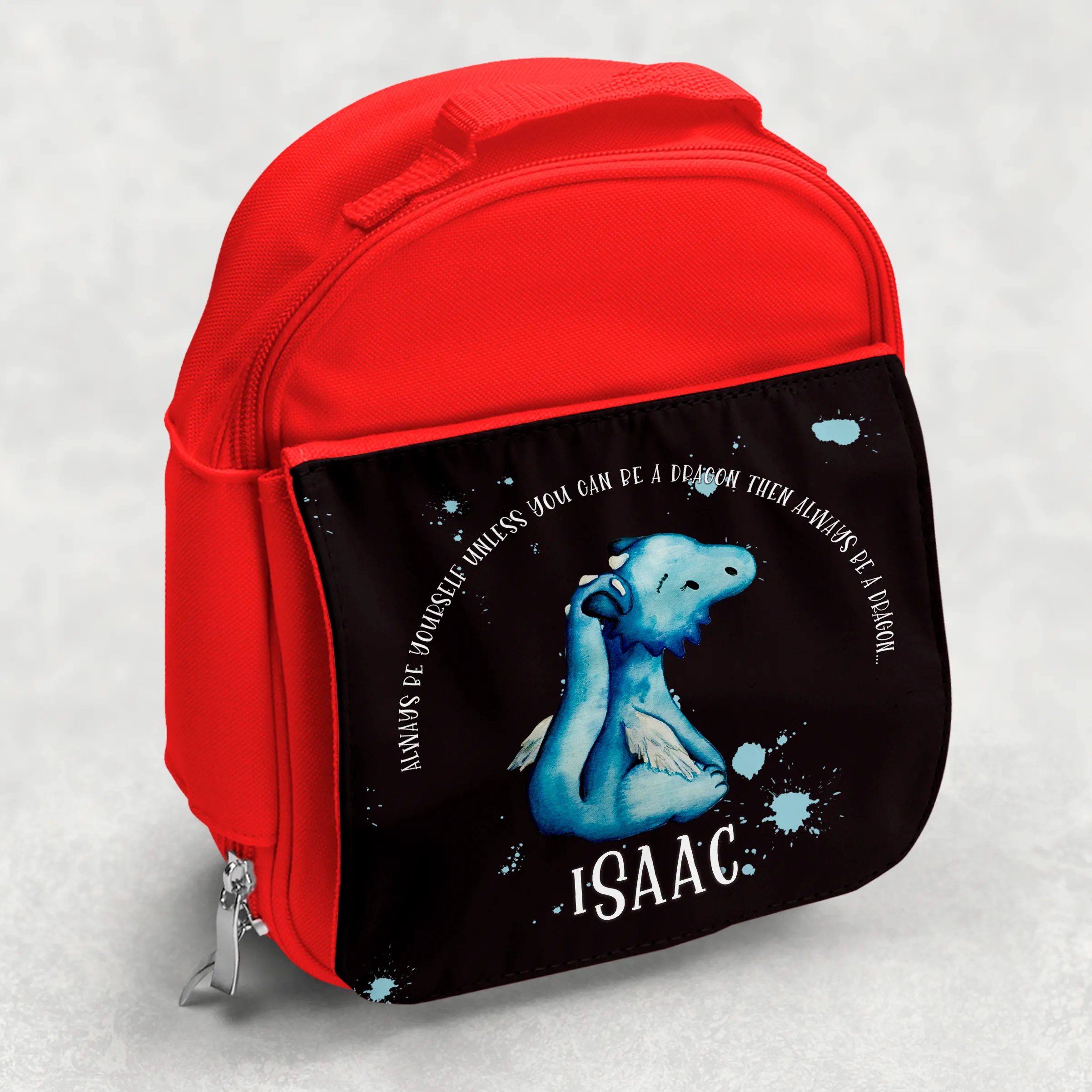 Dragon Be Yourself Personalised Kids Insulated Lunch Bag