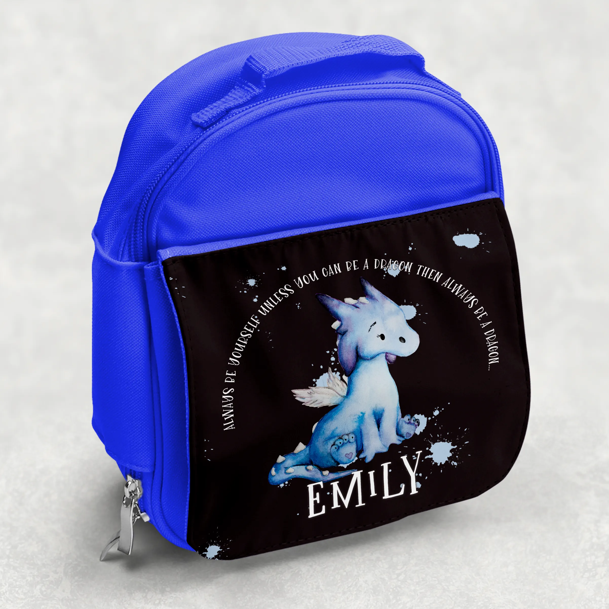 Dragon Be Yourself Personalised Kids Insulated Lunch Bag
