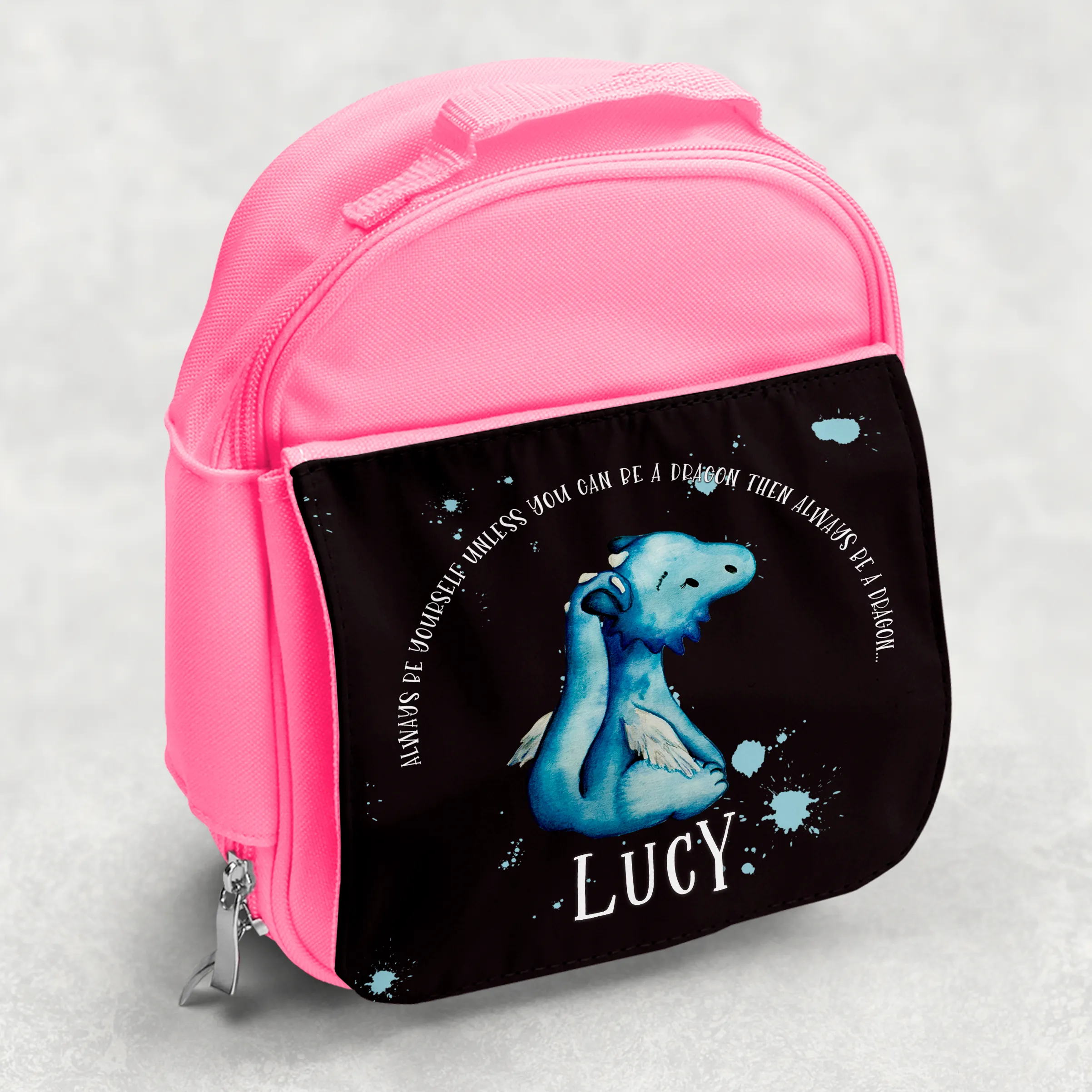 Dragon Be Yourself Personalised Kids Insulated Lunch Bag
