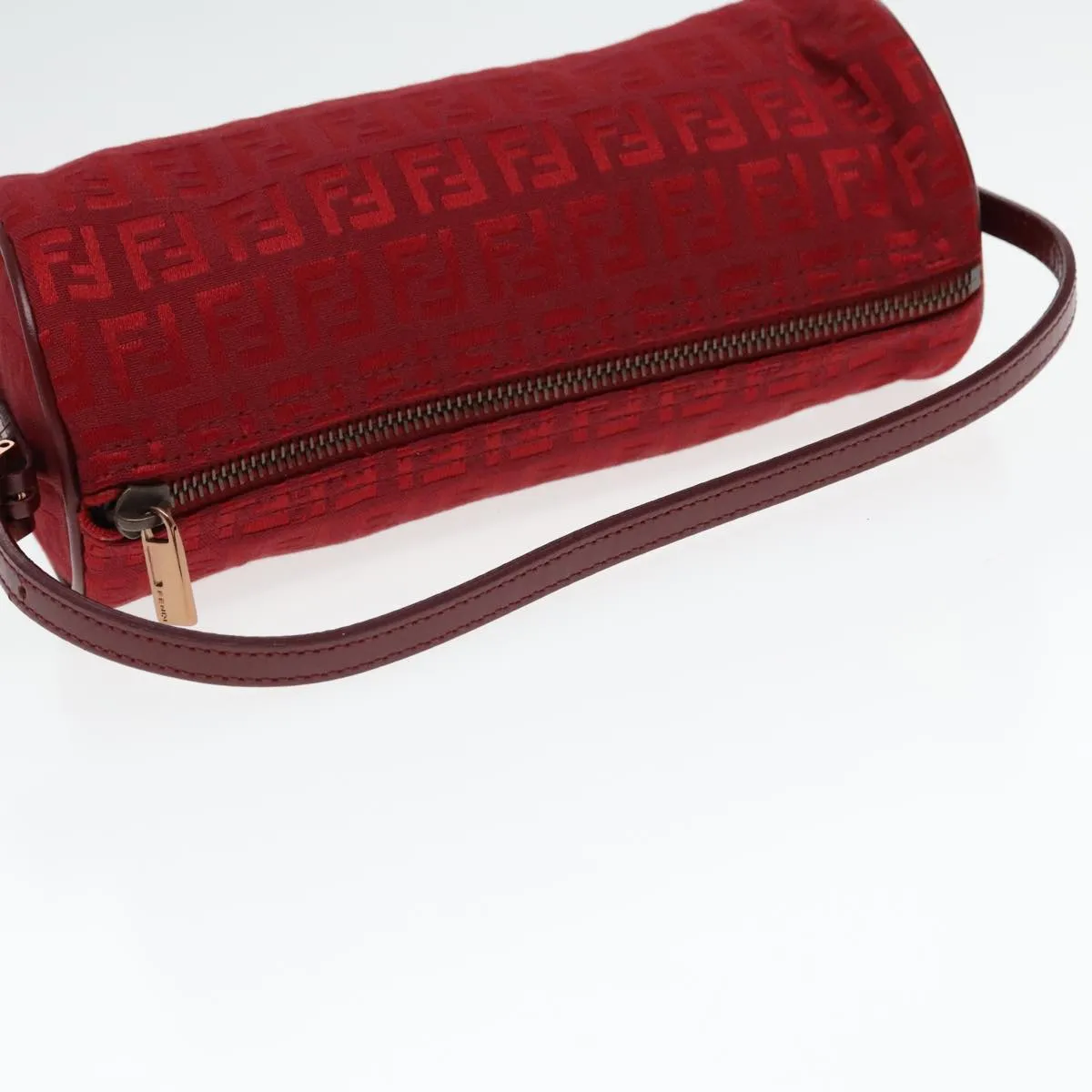 Fendi Baguette  Canvas Clutch Bag ()