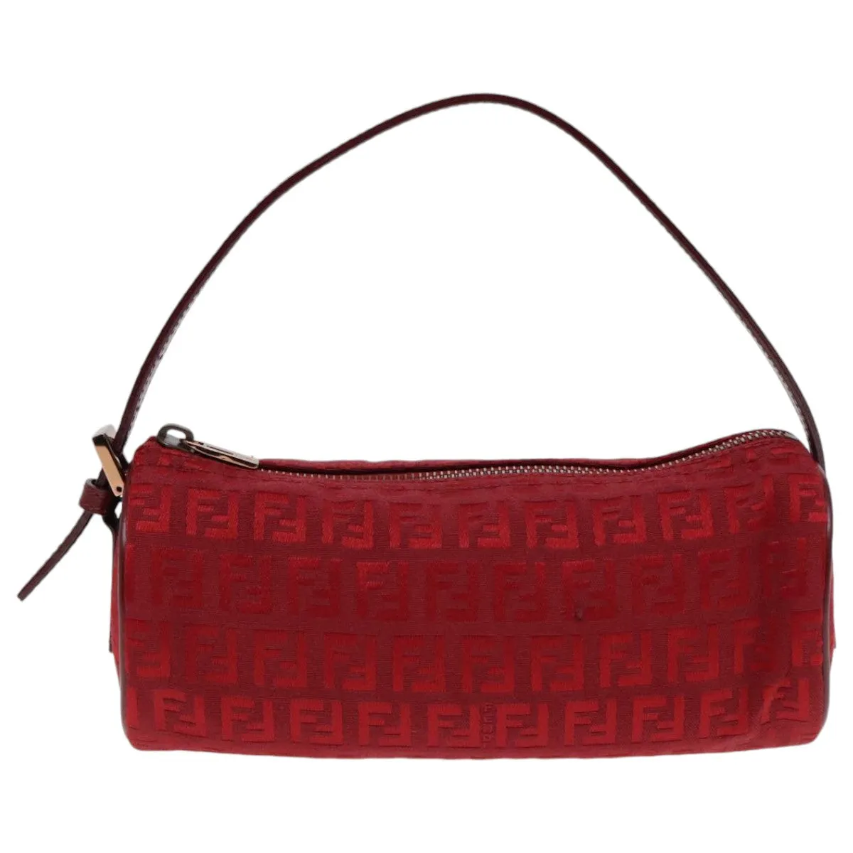 Fendi Baguette  Canvas Clutch Bag ()