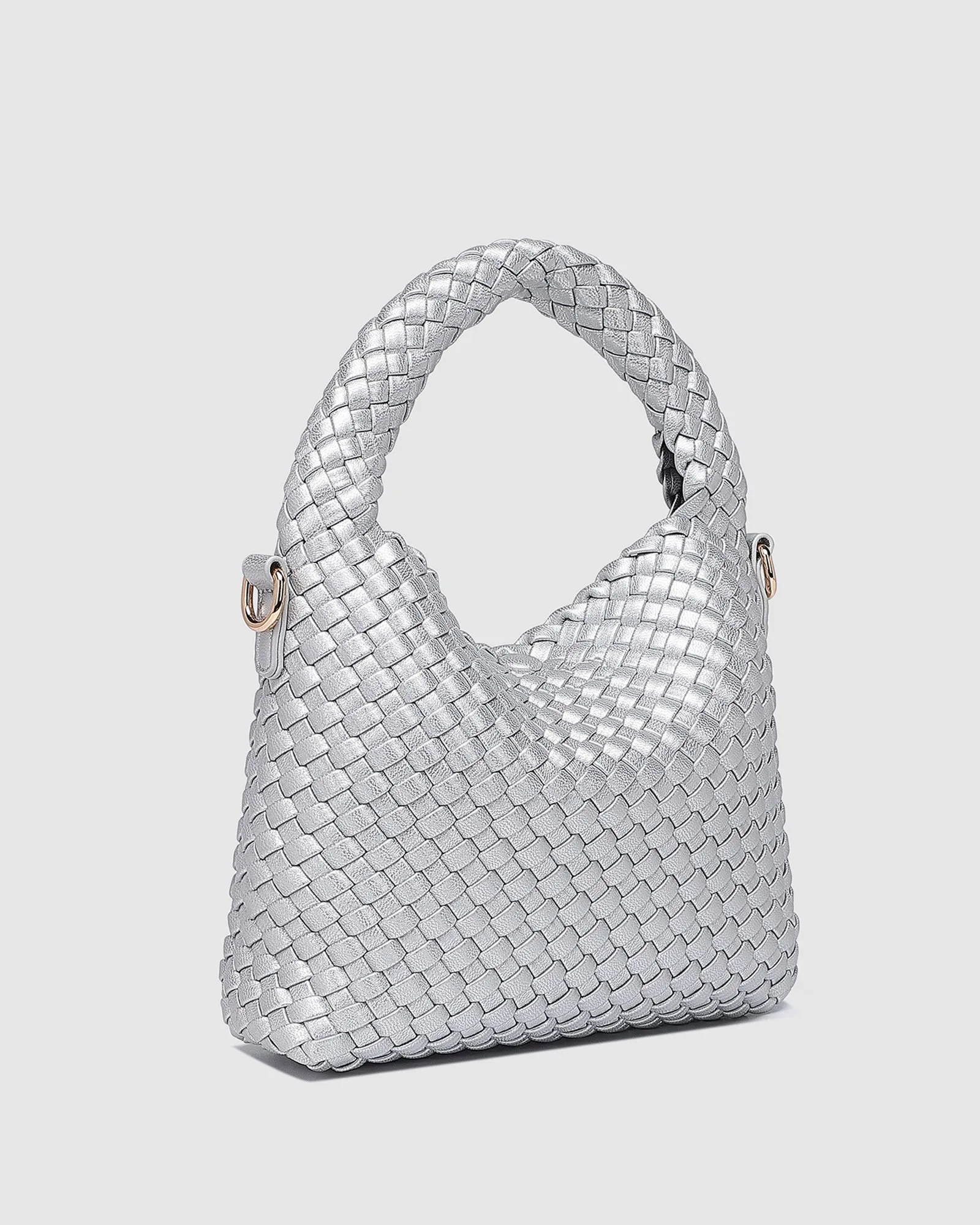 Gabby Mini Woven Shoulder Bag