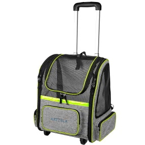 Katziela Hybrid Adventurer Pet Carrier - Green