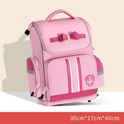 Kk tree school bag primary school girl 6-12 year old child 1-3-6 grade girl backpack shoulder ridge reduction
