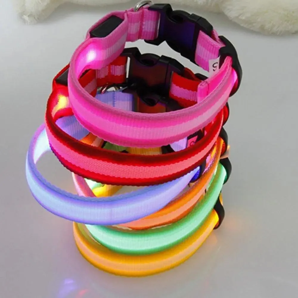 LED Light-Up Pet Safety Collar: Stylish Illumination for Dogs