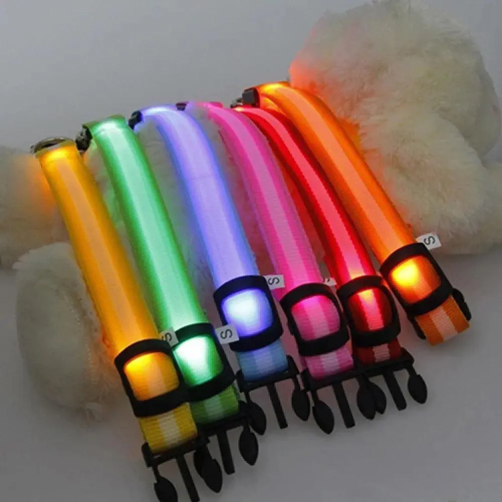 LED Light-Up Pet Safety Collar: Stylish Illumination for Dogs