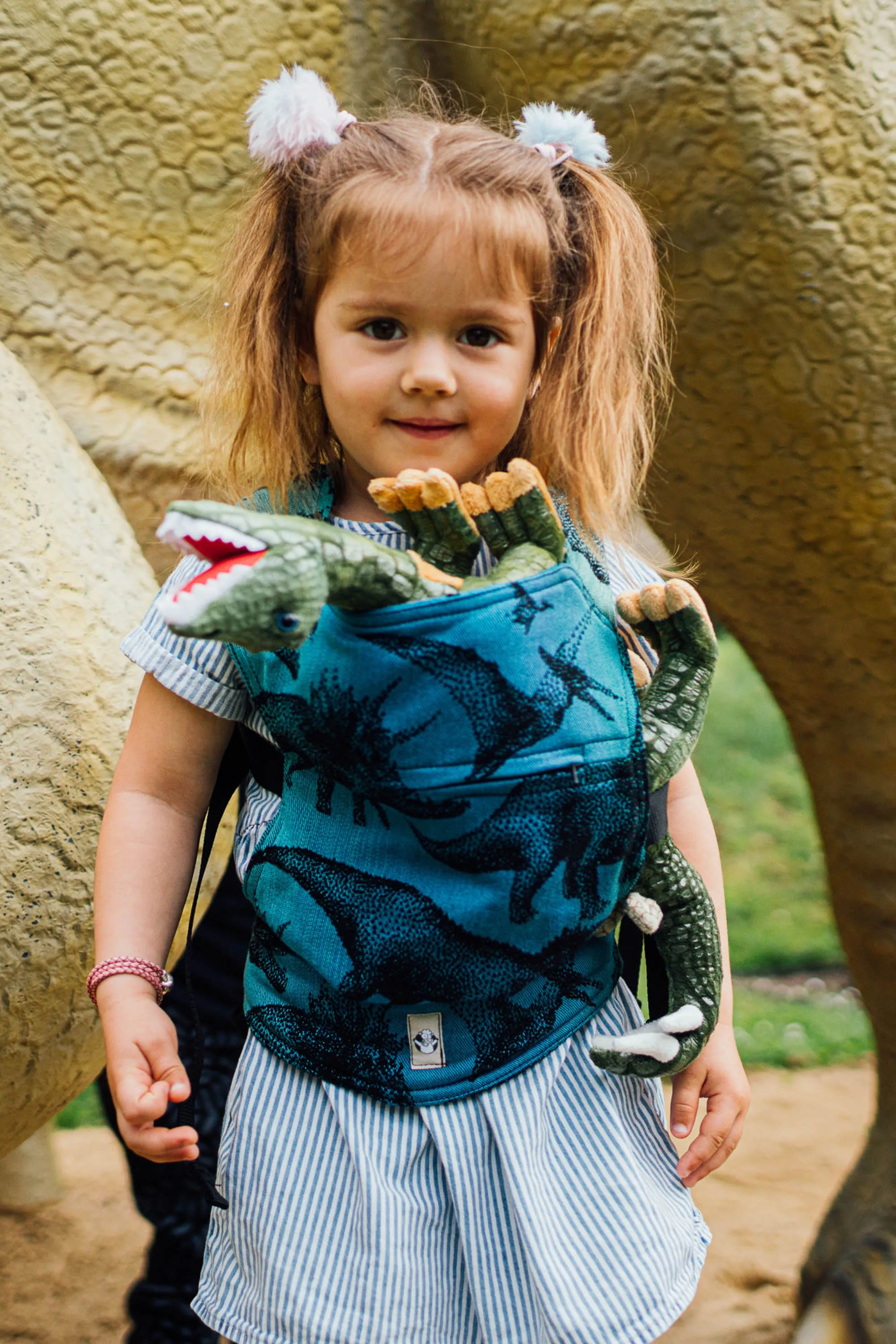 LennyLamb Doll Carrier - Jurassic Park (100% Cotton)