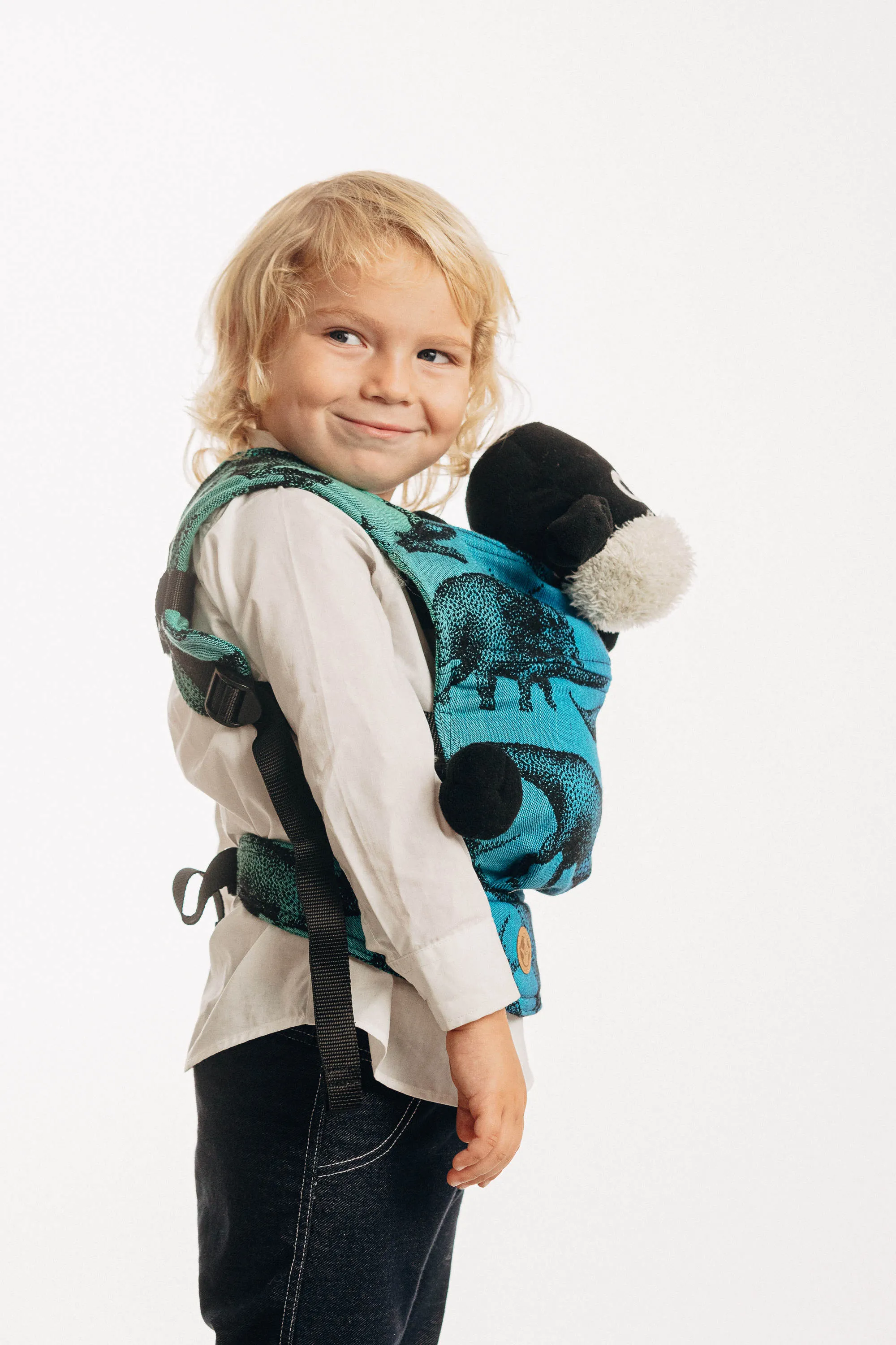 LennyLamb Doll Carrier - Jurassic Park (100% Cotton)