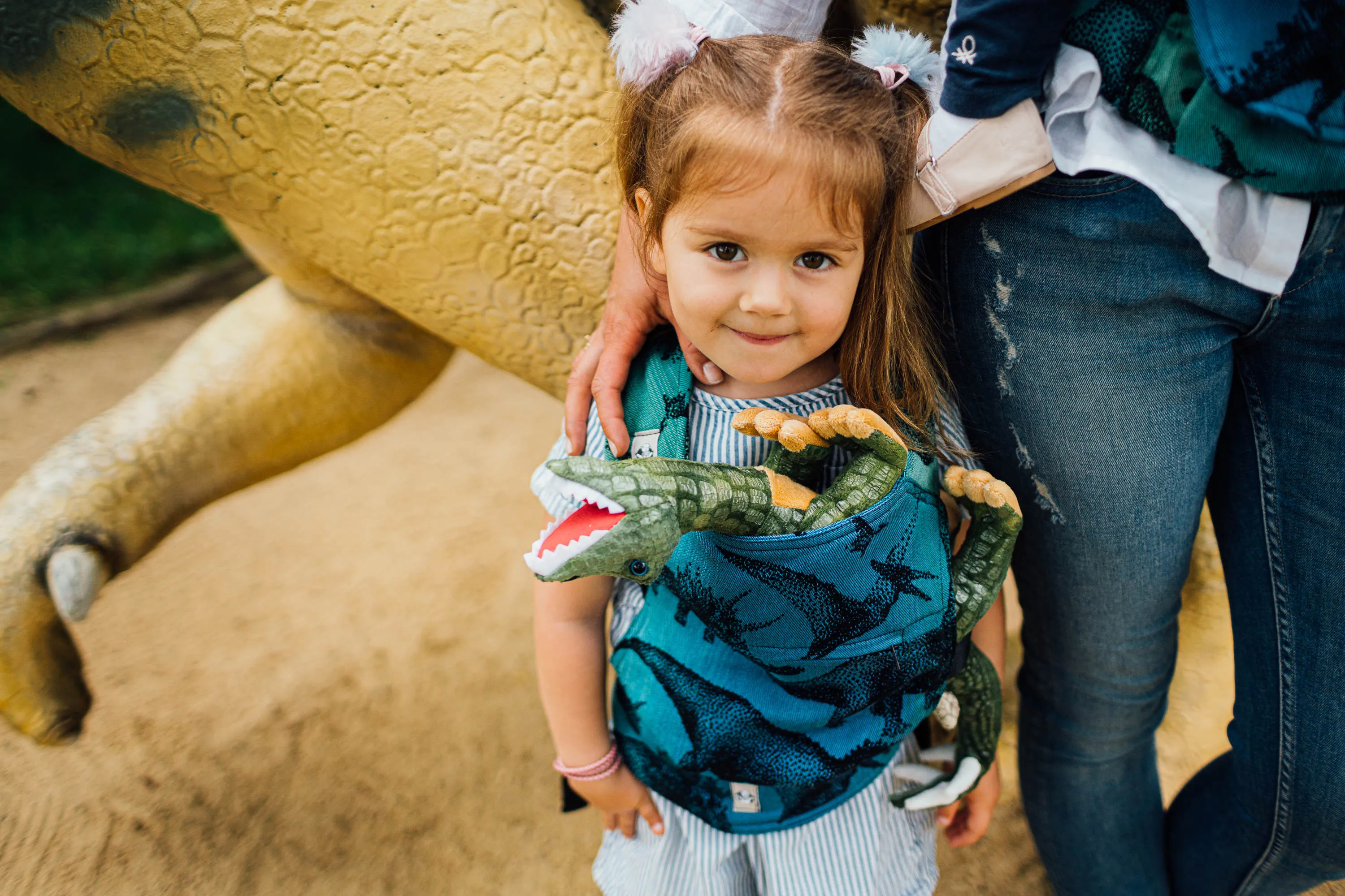 LennyLamb Doll Carrier - Jurassic Park (100% Cotton)