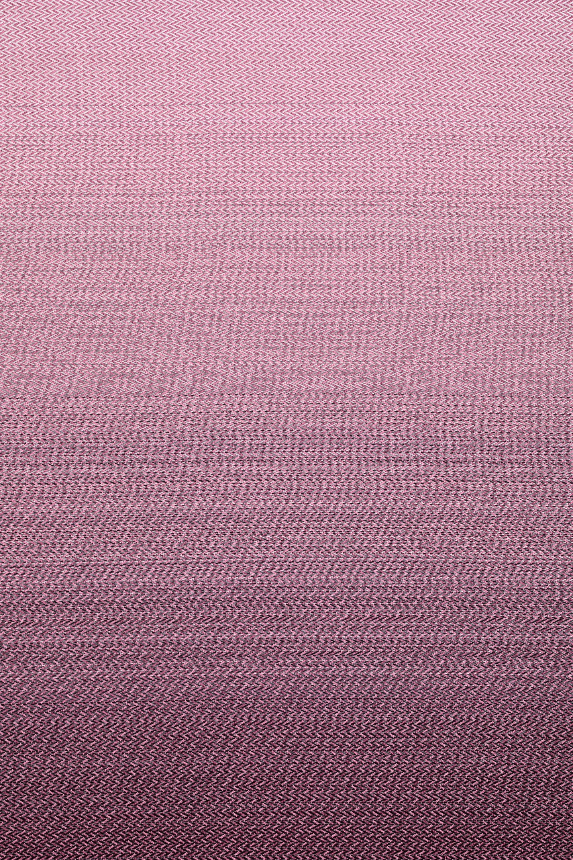 LennyLamb Doll Carrier - Little Herringbone Ombre Pink (100% Cotton)