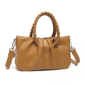 Miss Lulu Elegant PU Leather Cross Body Bag - Stylish & Functional Brown Tote for Modern Women