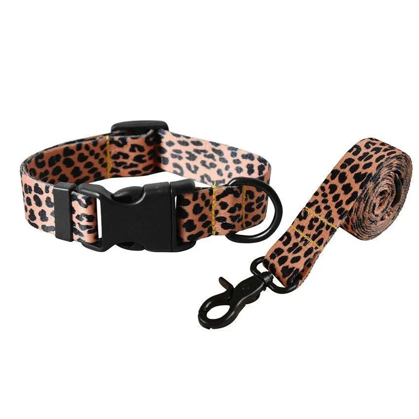 National Style Custom Dog Leash & Collar Set: Stylish Pet Safety Gear