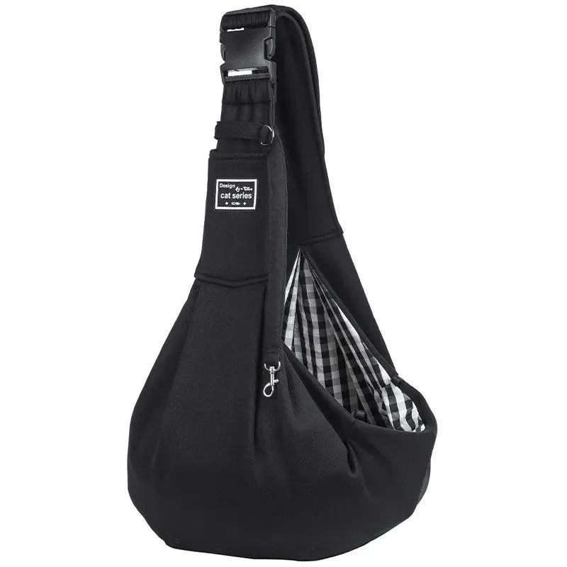 Pet Companion Carryall: Stylish Adjustable Pet Shoulder Bag - Secure and Spacious Transport Solution