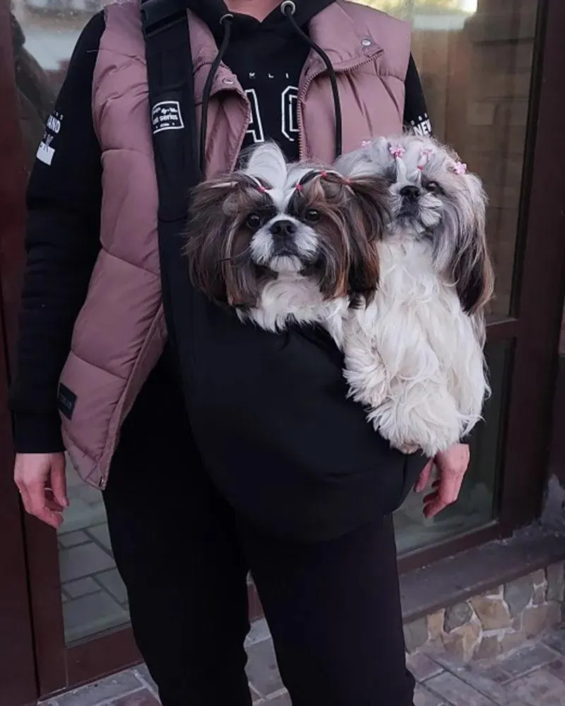 Pet Companion Carryall: Stylish Adjustable Pet Shoulder Bag - Secure and Spacious Transport Solution