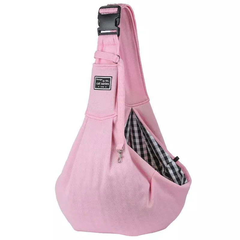 Pet Companion Carryall: Stylish Adjustable Pet Shoulder Bag - Secure and Spacious Transport Solution