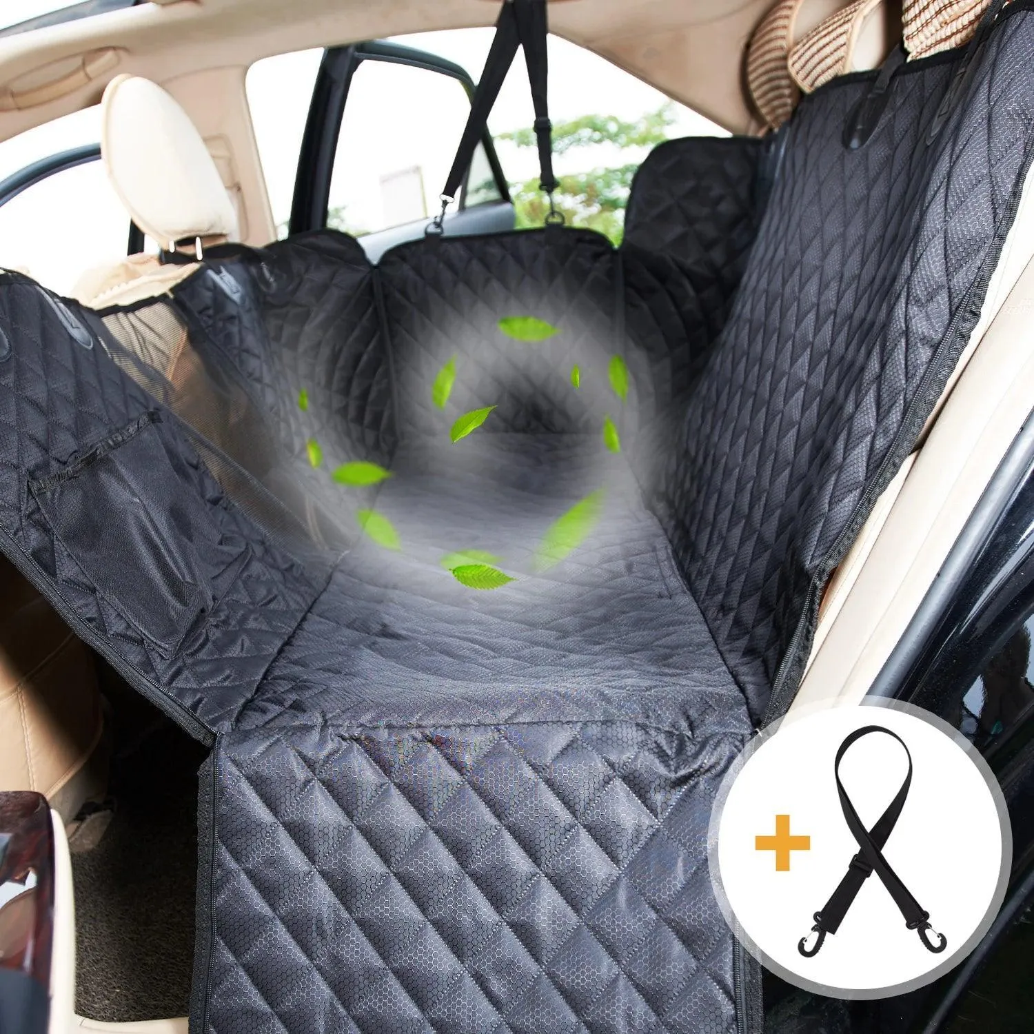 Pet Transport Hammock: Waterproof Dog Carrier for Backseat Comfort
