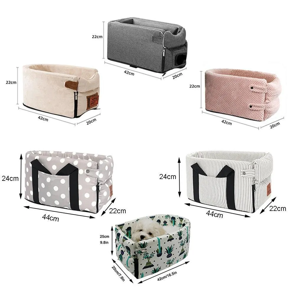 Pet Travel Bed & Carrier Combo: Stylish & Secure Solution for Small Dogs
