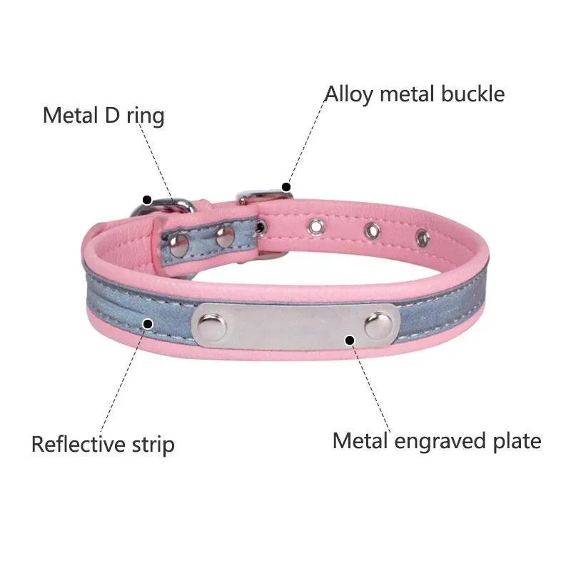Reflective Cat Collar: Personalized ID for Stylish Pet Safety