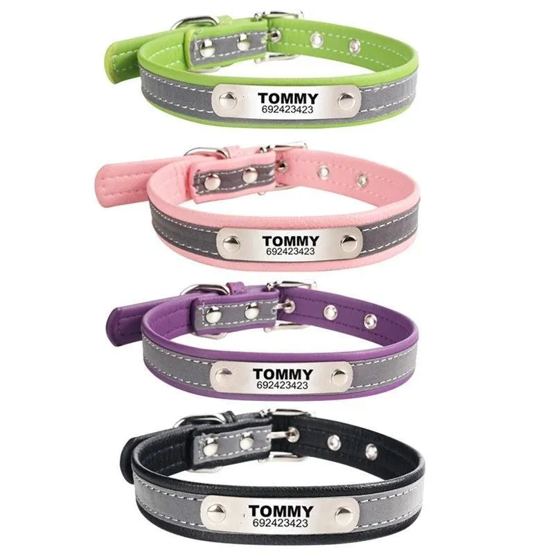 Reflective Cat Collar: Personalized ID for Stylish Pet Safety