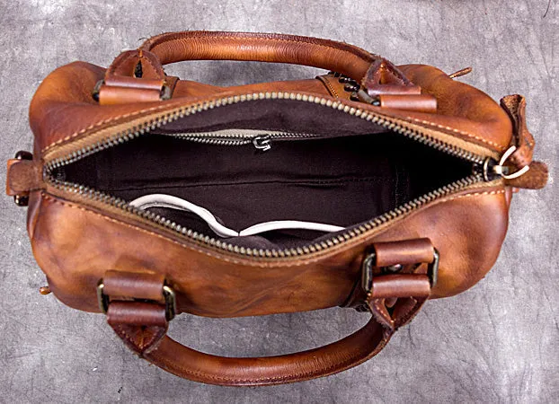 Rivet Womens Genuine Leather Shoulder Bags Small Leather Crossbody Bag