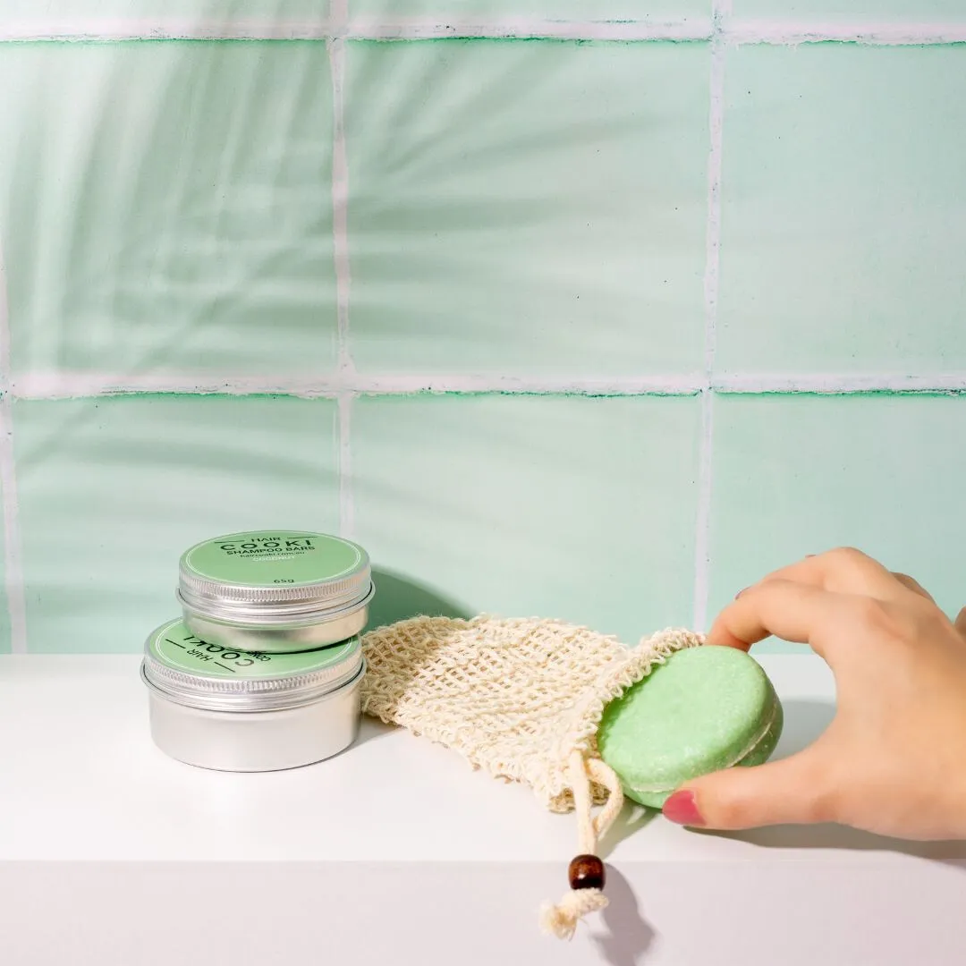 Shampoo Bar Saver and Transport Bag