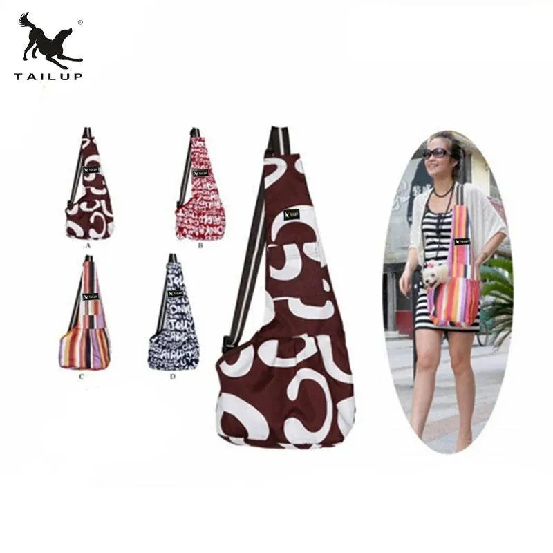 TAILUP Pet Sling Backpack: Stylish Comfort for Dogs On-the-Go