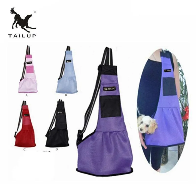 TAILUP Pet Sling Backpack: Stylish Comfort for Dogs On-the-Go