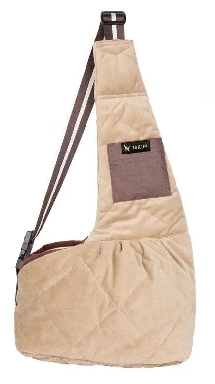 TAILUP Pet Sling Backpack: Stylish Comfort for Dogs On-the-Go