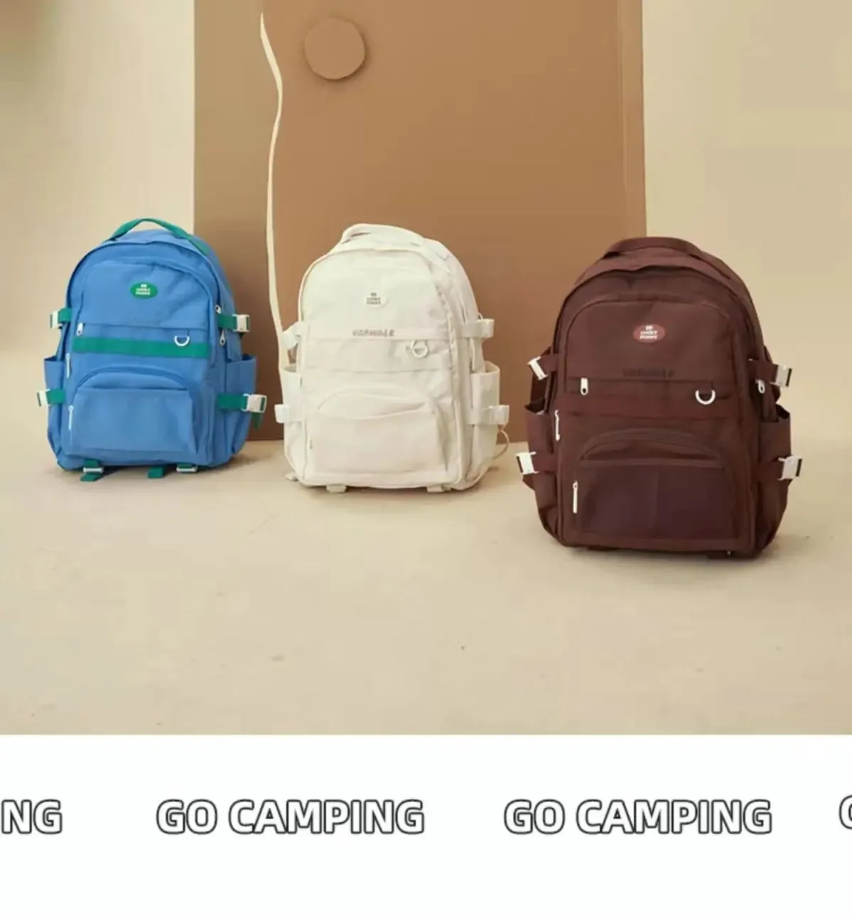 TAVIMART  -  Caterpillar Series School Guide Female College Students' Schoolbags Japanese High School Diy Shoulder Bags