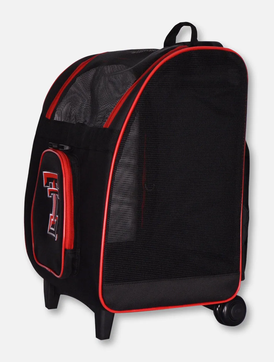 Texas Tech Red Raiders Double T Wheeled Pet Carrier