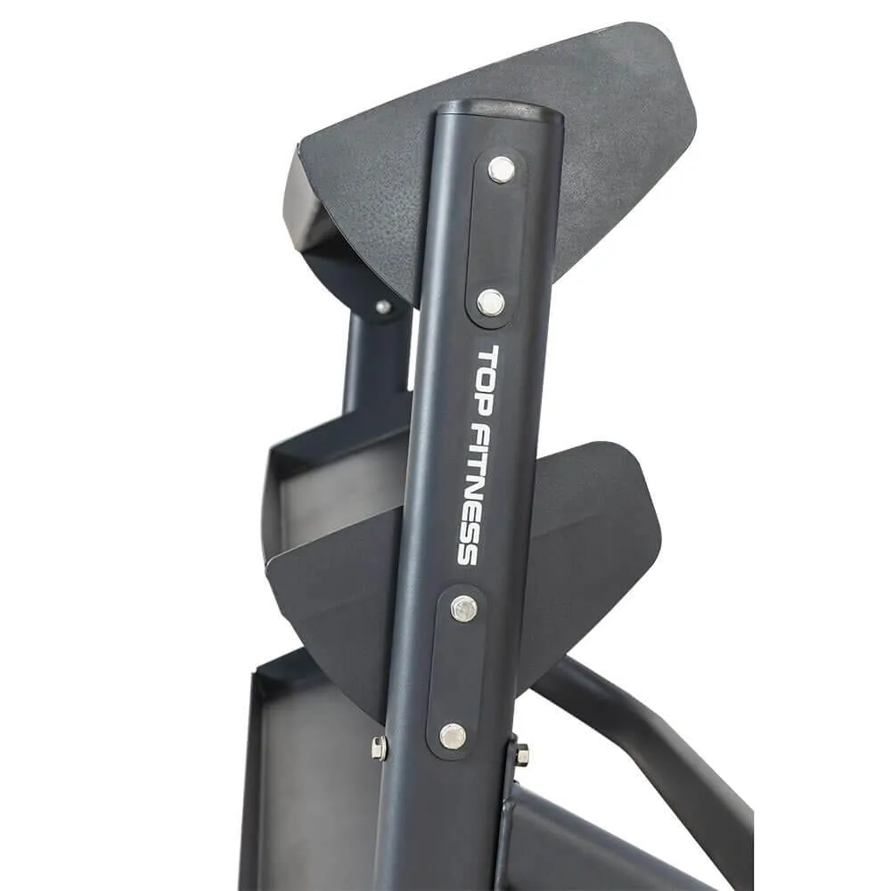 Top Fitness 3-Tier 4ft Tray-Style Dumbbell Rack
