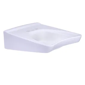 TOTO LT308.4#01 Commercial Wall-Mount Bathroom Sink for 4" Center Faucets, Cotton White