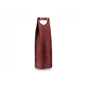 Travel & Gift Leather Bag - Wine Bottle Carrier