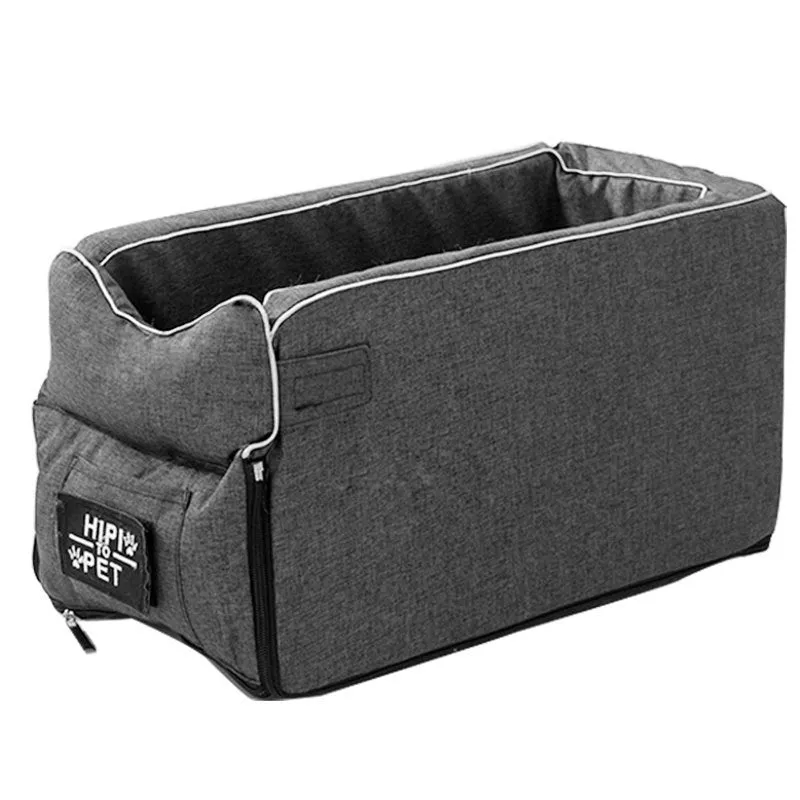 Universal Nonslip Armrest Box Dog Car Seat Pet Carrier for Small Dogs