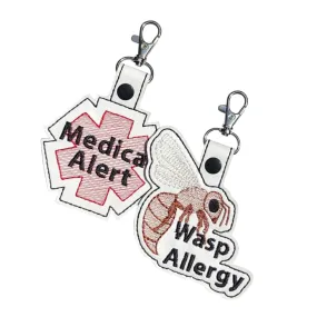Wasp Allergy & Small Medical Alert Bundle